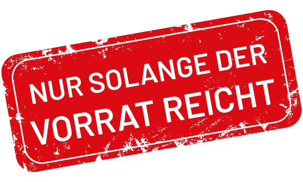 solange vorrat